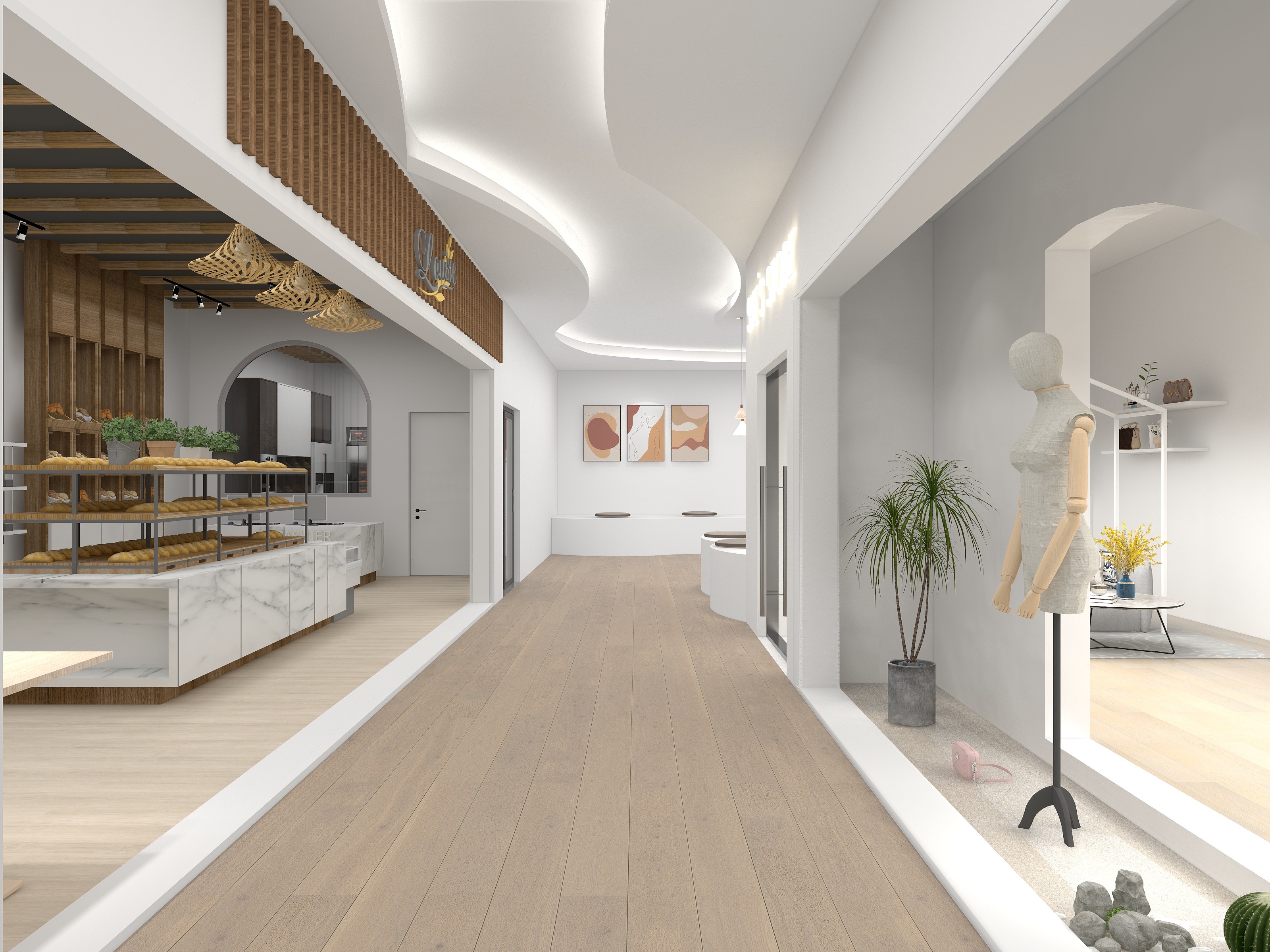 NuyoahAHyM-超市一楼商铺装修效果图