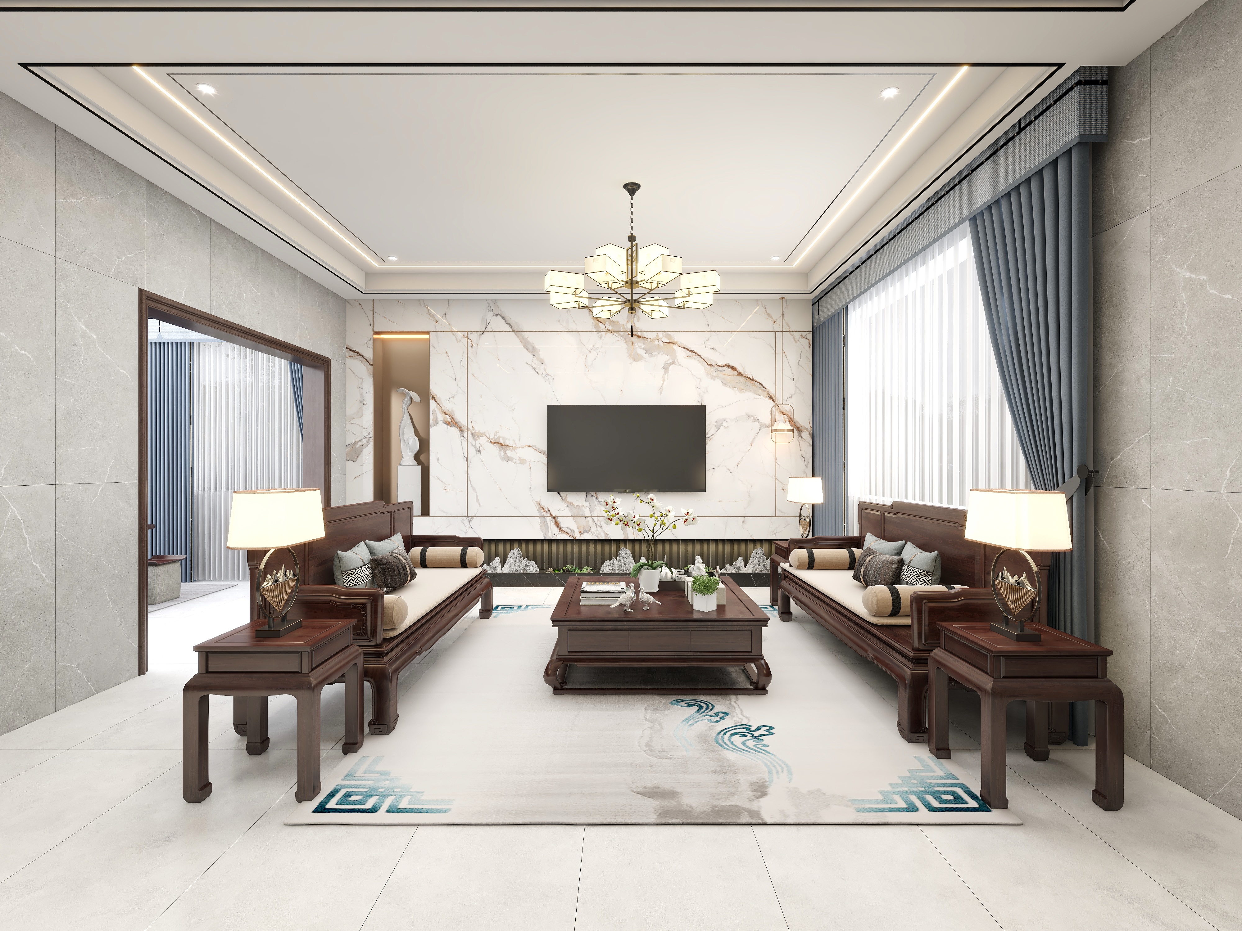 墨非是李-350㎡礼林三层别墅-装修设计方案