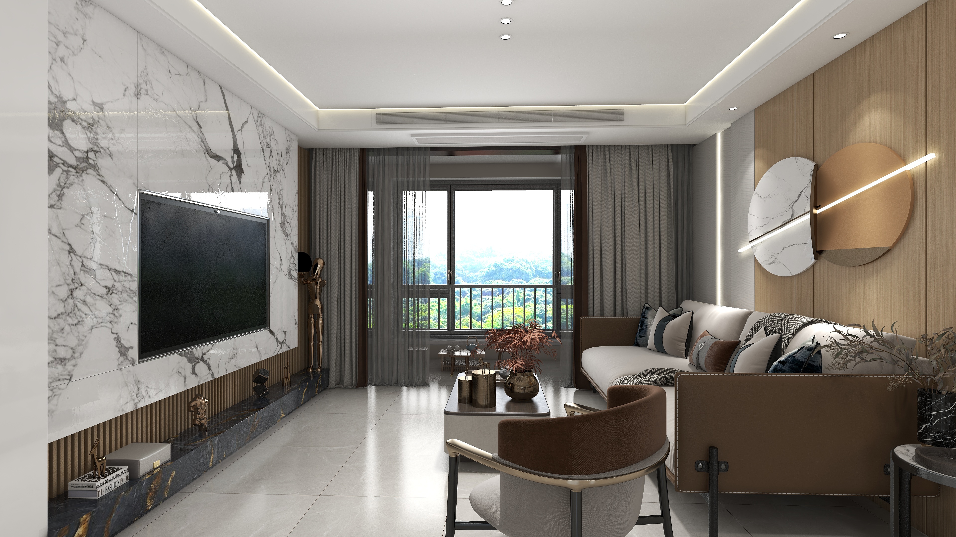 YE空间设计-140㎡4室-装修设计方案