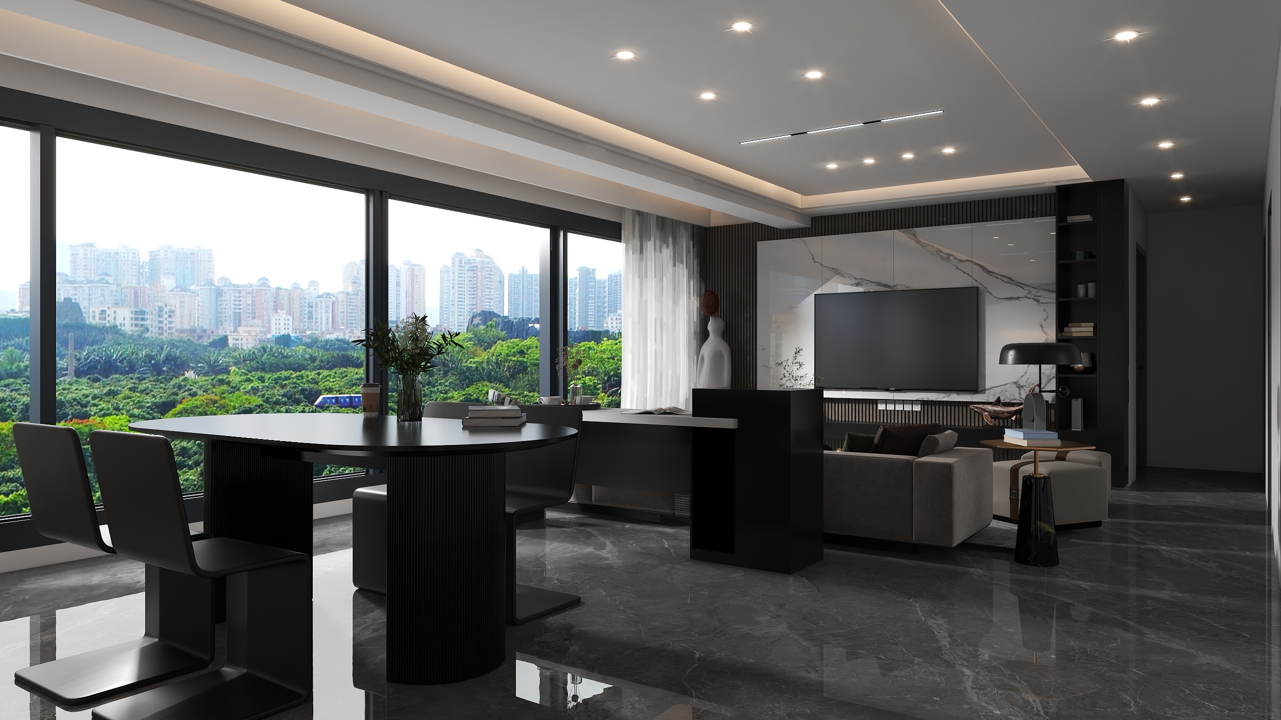 宜乐居智能家居-蔚然锦绣125平四室两厅-装修设计方案