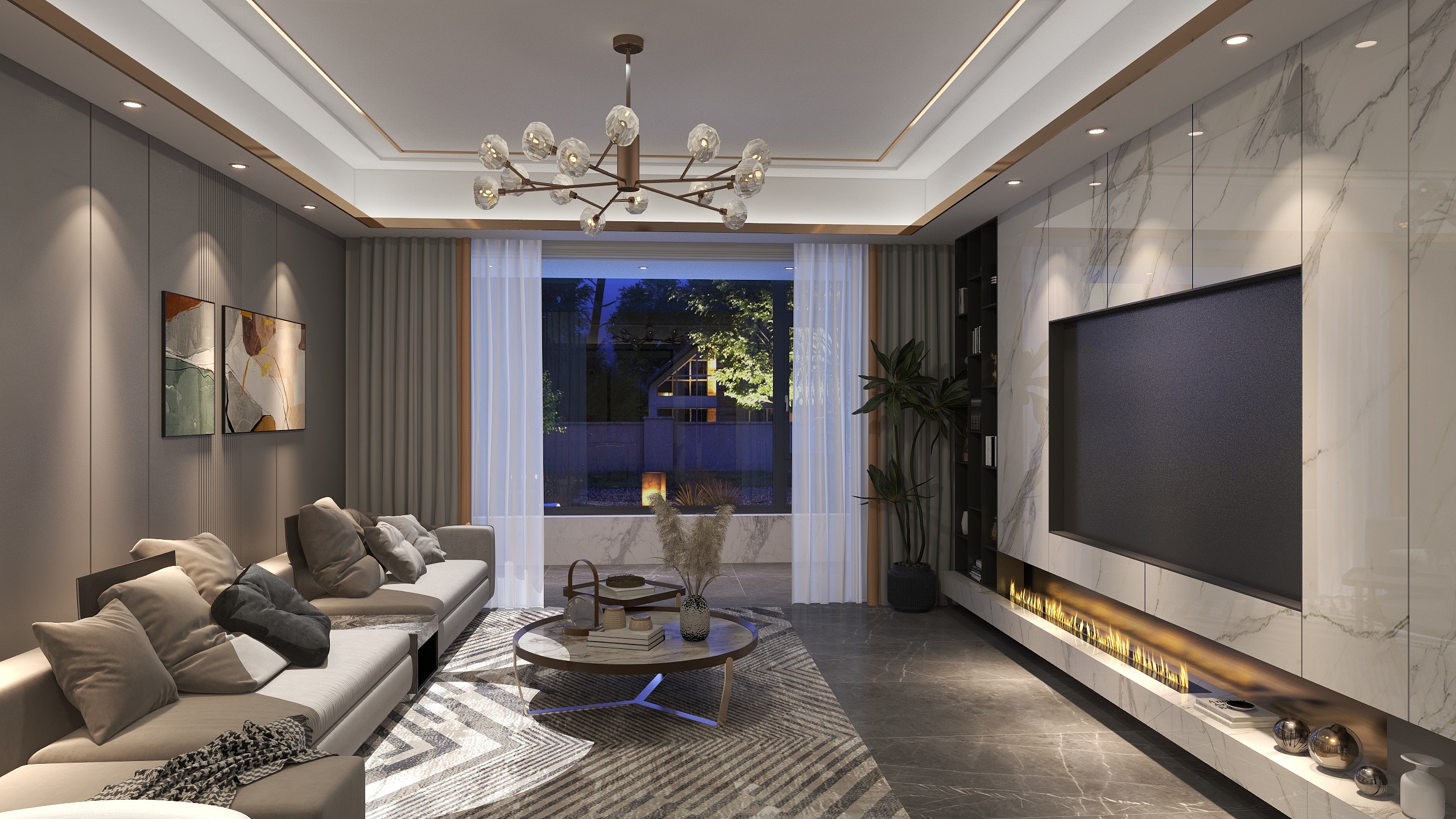 大理艺家A-洱海国际生态城红山路115㎡3室-装修设计方案