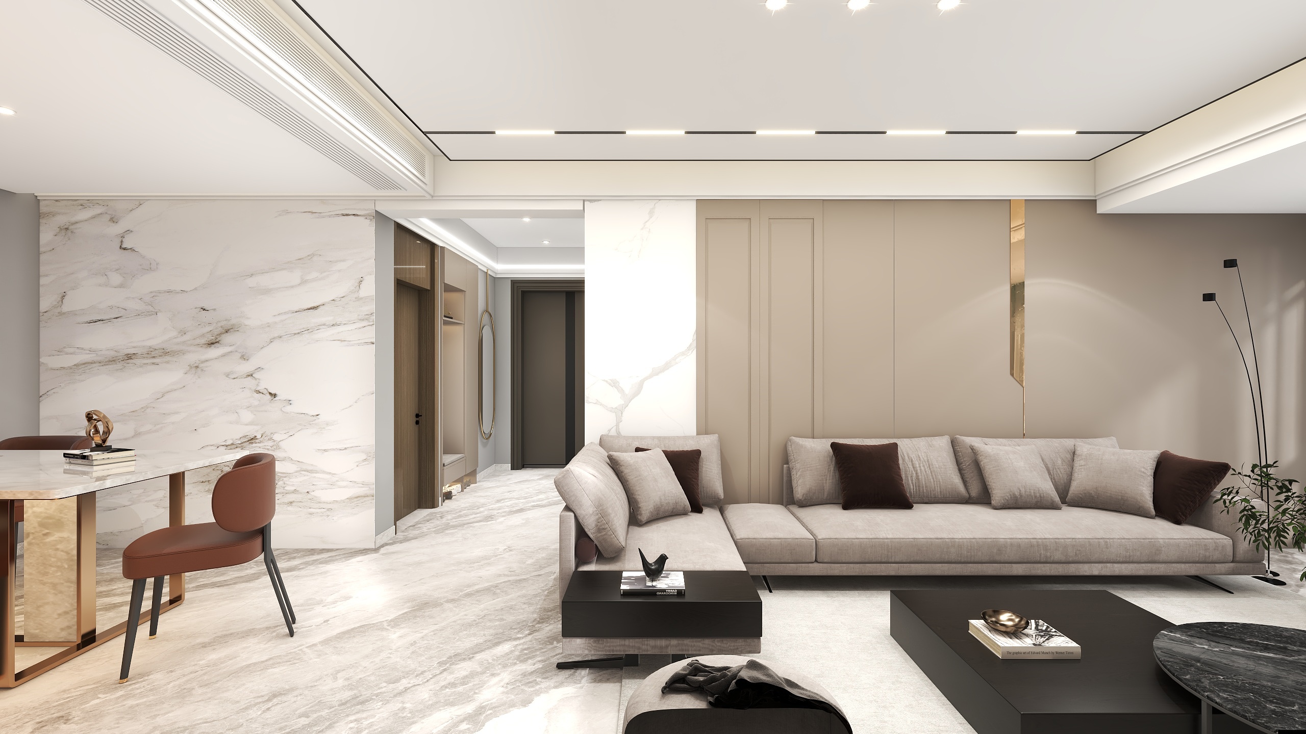 原创定制设计师-世纪金湖902意式轻奢风-装修设计方案