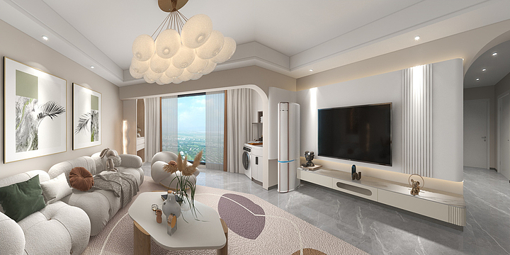 Ives_W-盛璟东方彭美女雅居-装修设计方案