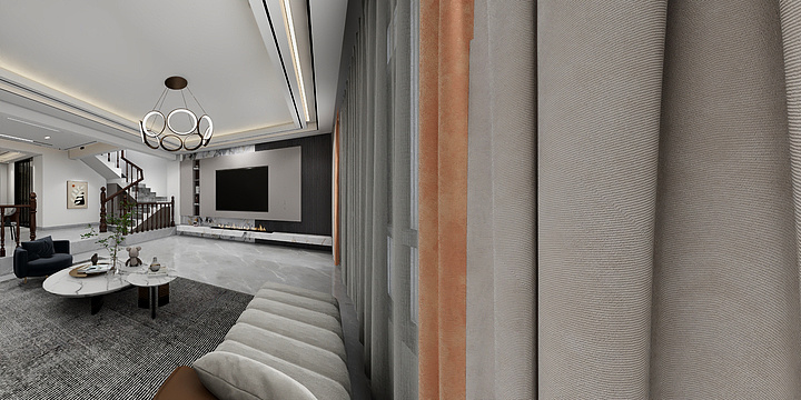 浅浅小乔-马龙山色时光49-2方案一-装修设计方案