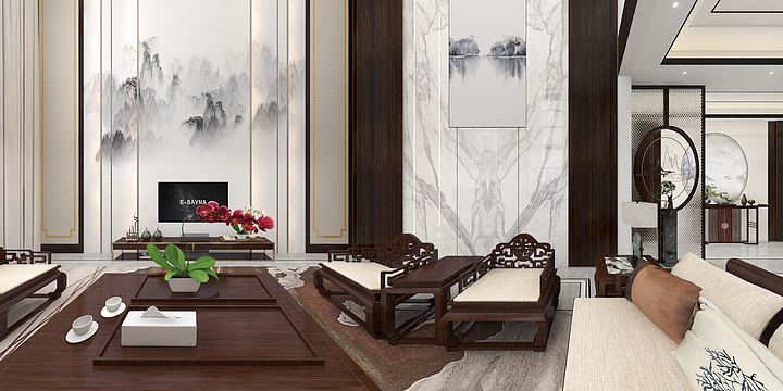 吴秀芳设计师-长山别墅-装修设计方案