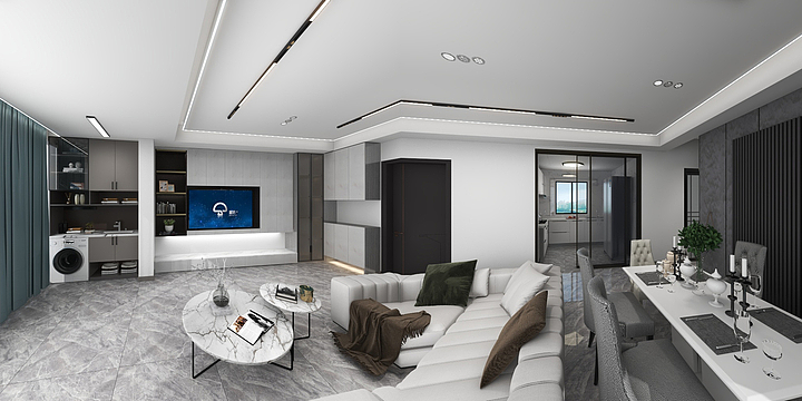 全屋定制设计小邱-德兴华越名城1-1401-装修设计方案