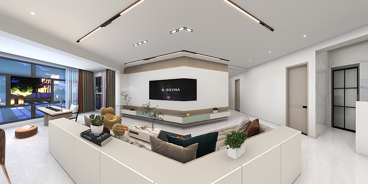 小岑HG-雍景湾-148.1㎡-装修设计方案