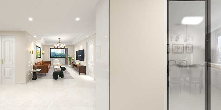 Empress旧瘾-龙湖龙誉城106-装修设计方案