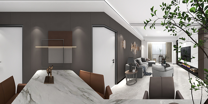 道尘丨空间设计-和山步云谷 116平 -装修设计方案