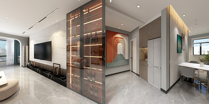 鹤月设计13892529766-紫熙台4号楼1单元1801户-副本-装修设计方案