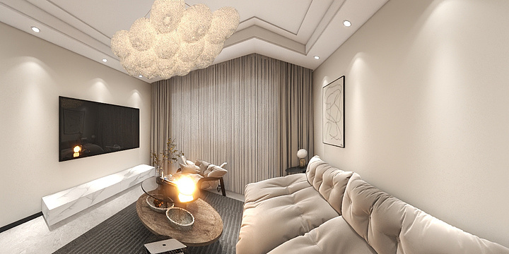 不一样的设计狮-大成东境6-1302施工图（平面）-装修设计方案