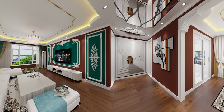 巴旦木花-洛浦县金胡杨小区-装修设计方案