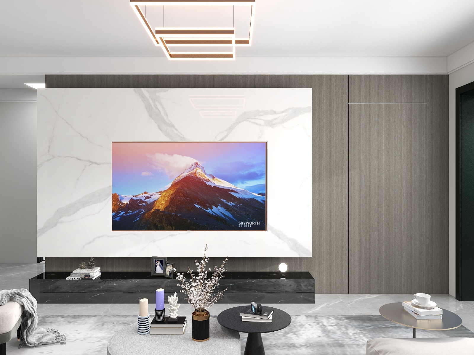 酣睡大橘-天润城现代简约92㎡2室-装修设计方案