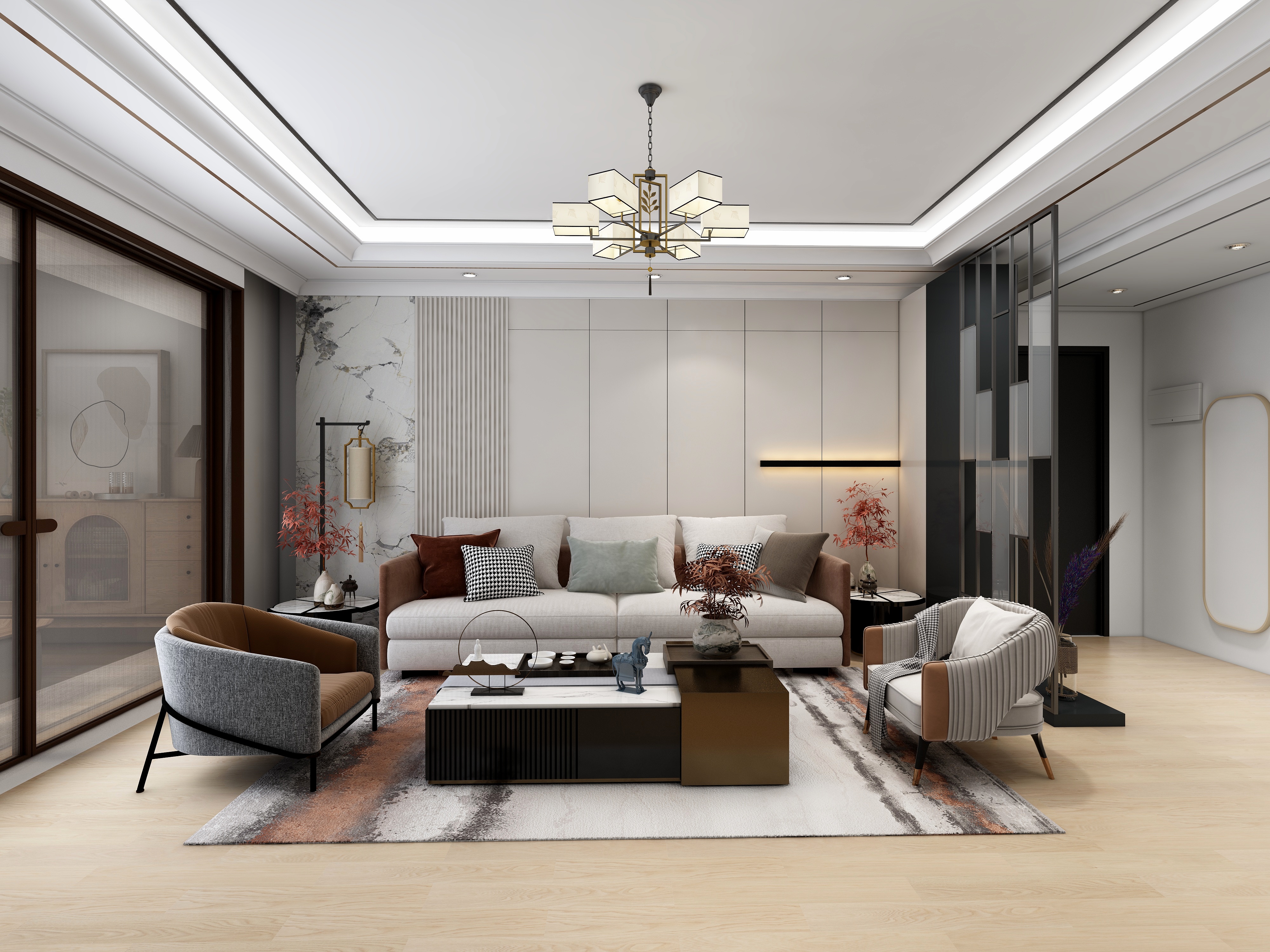 高冷小ww-154㎡4室-装修设计方案