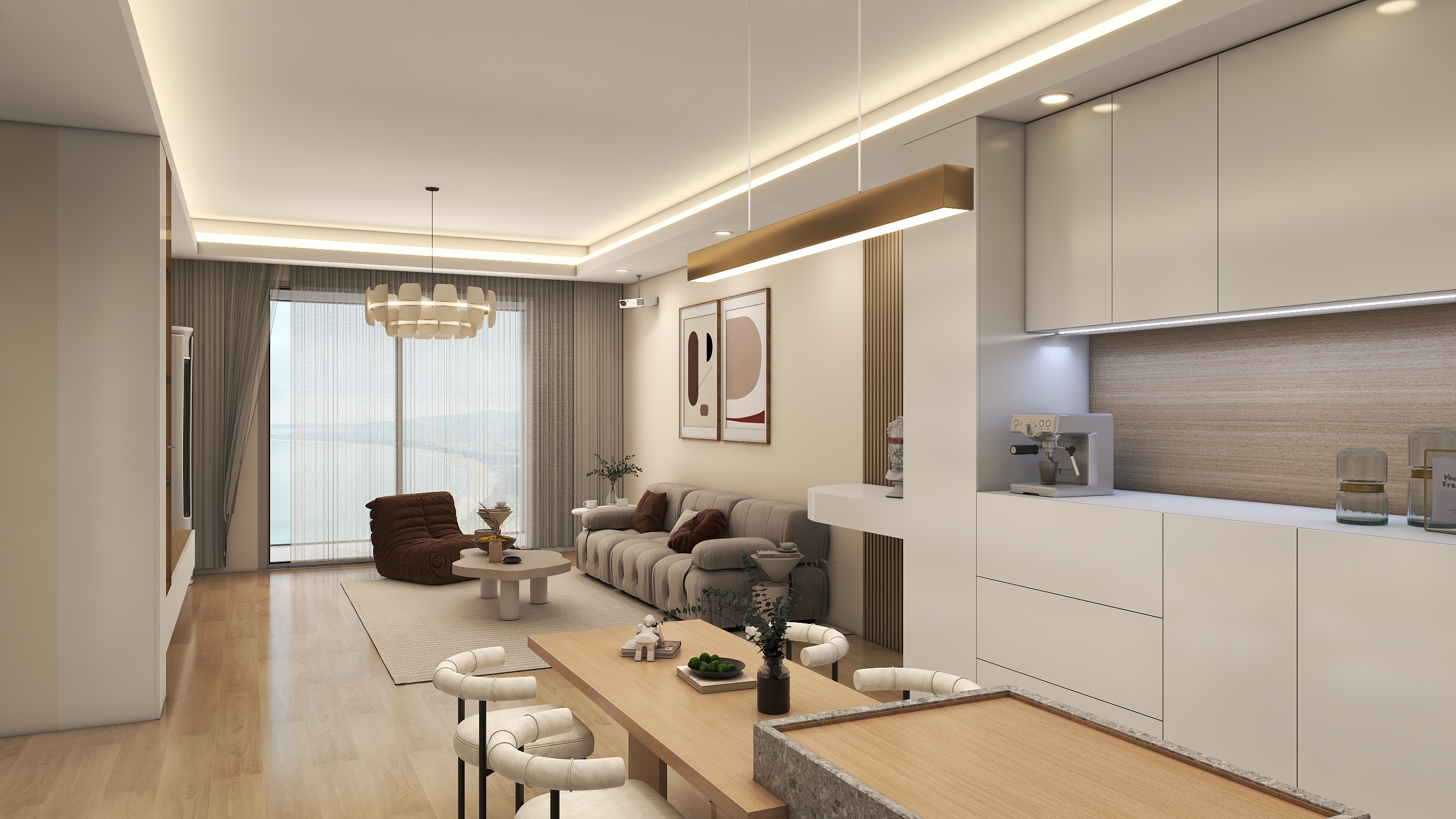 暖阳JC-奶油原木珞珈雅苑-装修设计方案