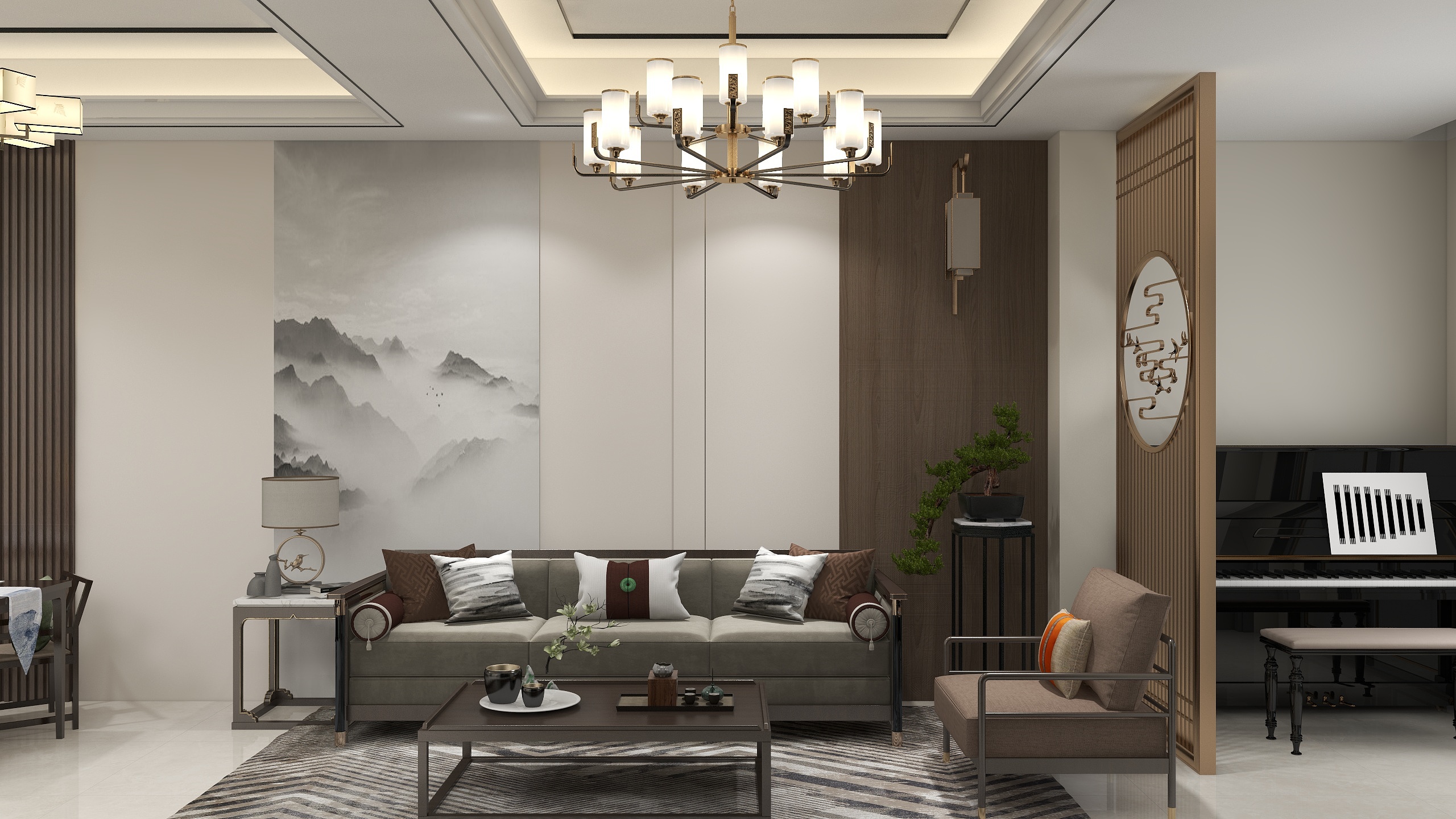 L3394-72㎡2室-装修设计方案