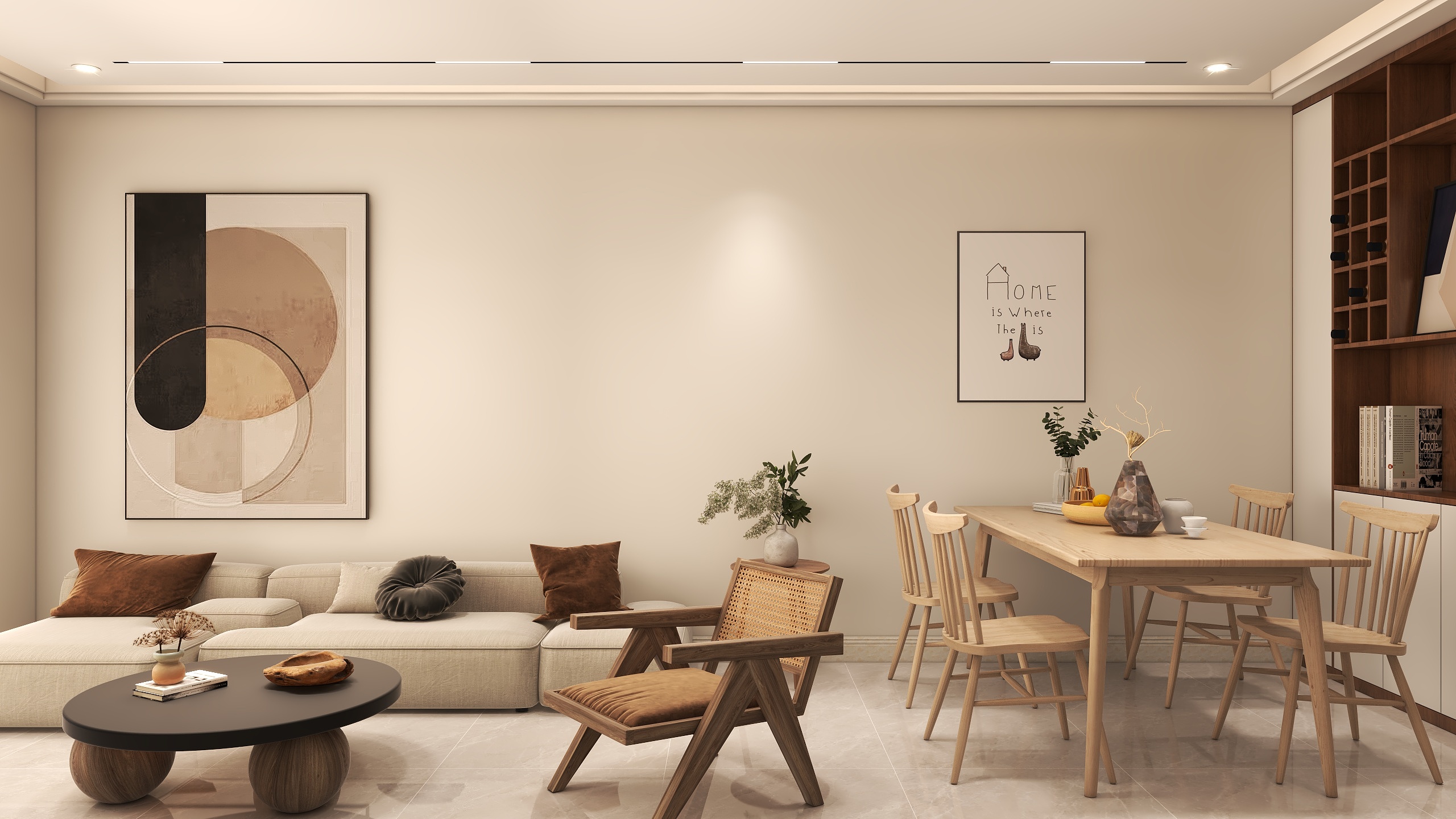 张红飞设计-海德公园80㎡3室-装修设计方案