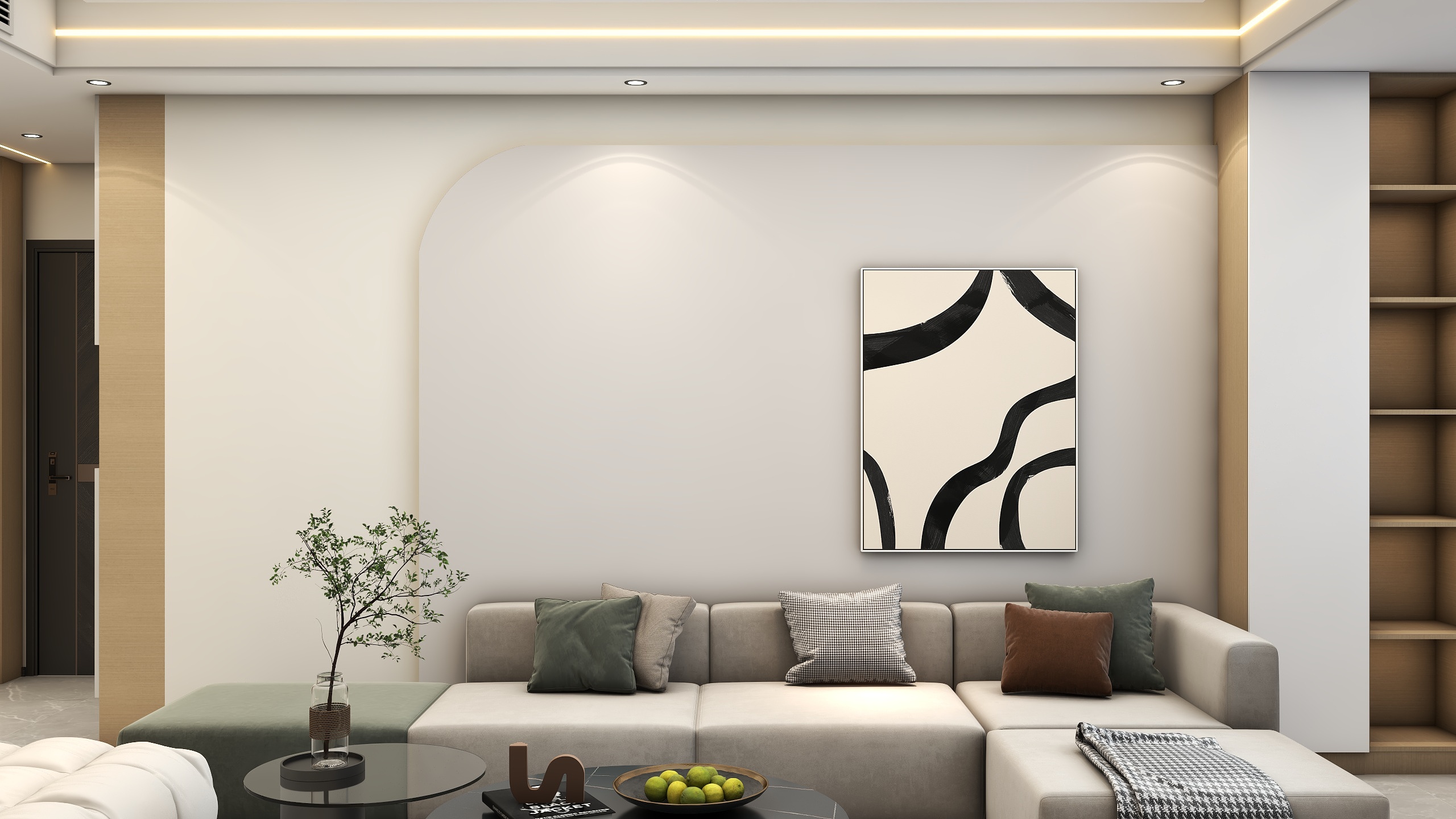 星空设计500-133㎡原木风4室装修效果图