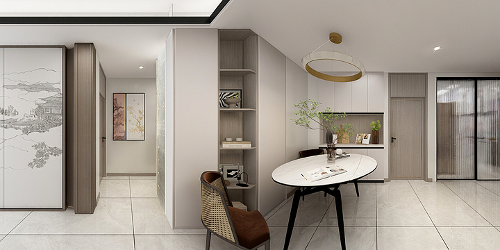 晨晓设计-新中式-装修设计方案