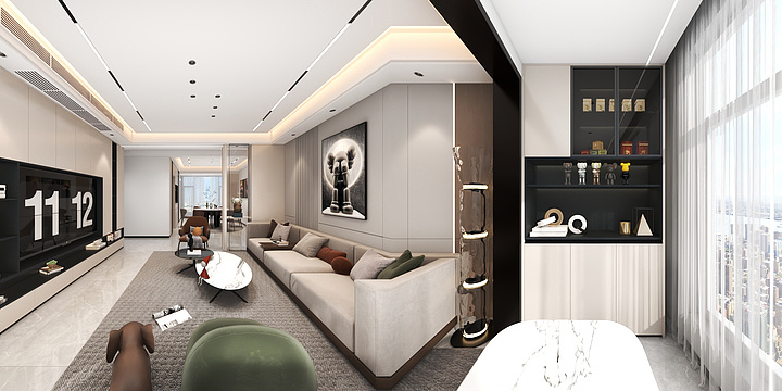 逸居装饰肖梓铭-映像悦城2-2-1705-装修设计方案