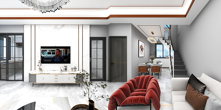 非设计师本人-愿景城公司楼上-装修设计方案