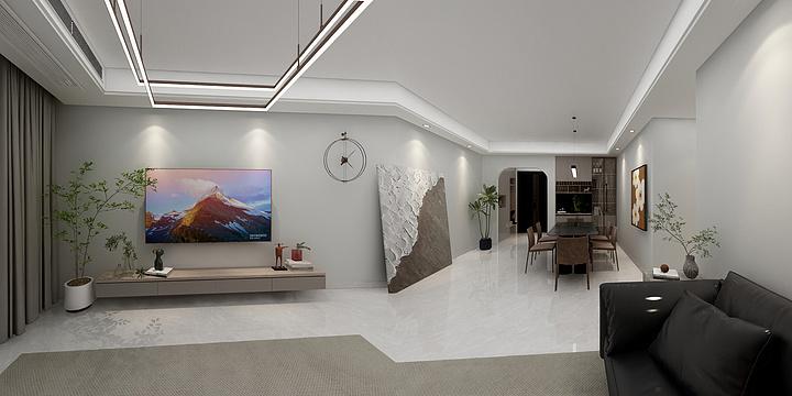 设计师顾磊-蓼原美学-印象南湖22#1101室-装修设计方案