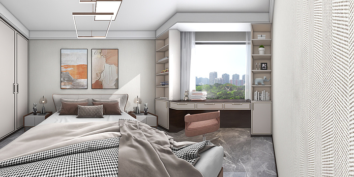 YJ云境设计工作室-幸福墅17-2-201 新中式-装修设计方案