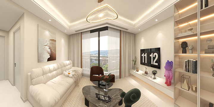 WMH空间设计-清平华府E户型-副本-副本-装修设计方案