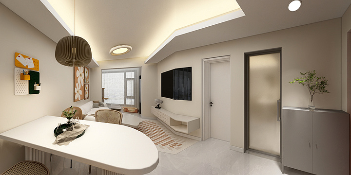 文迪啊-杨帆女士的小窝-装修设计方案