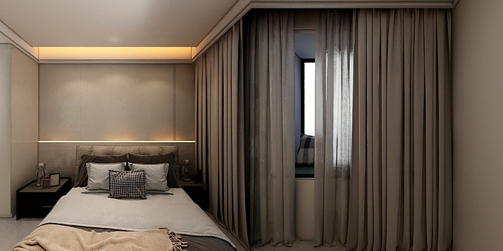 正框装饰-金色港湾复式-餐厅修改版-副本-副本-装修设计方案