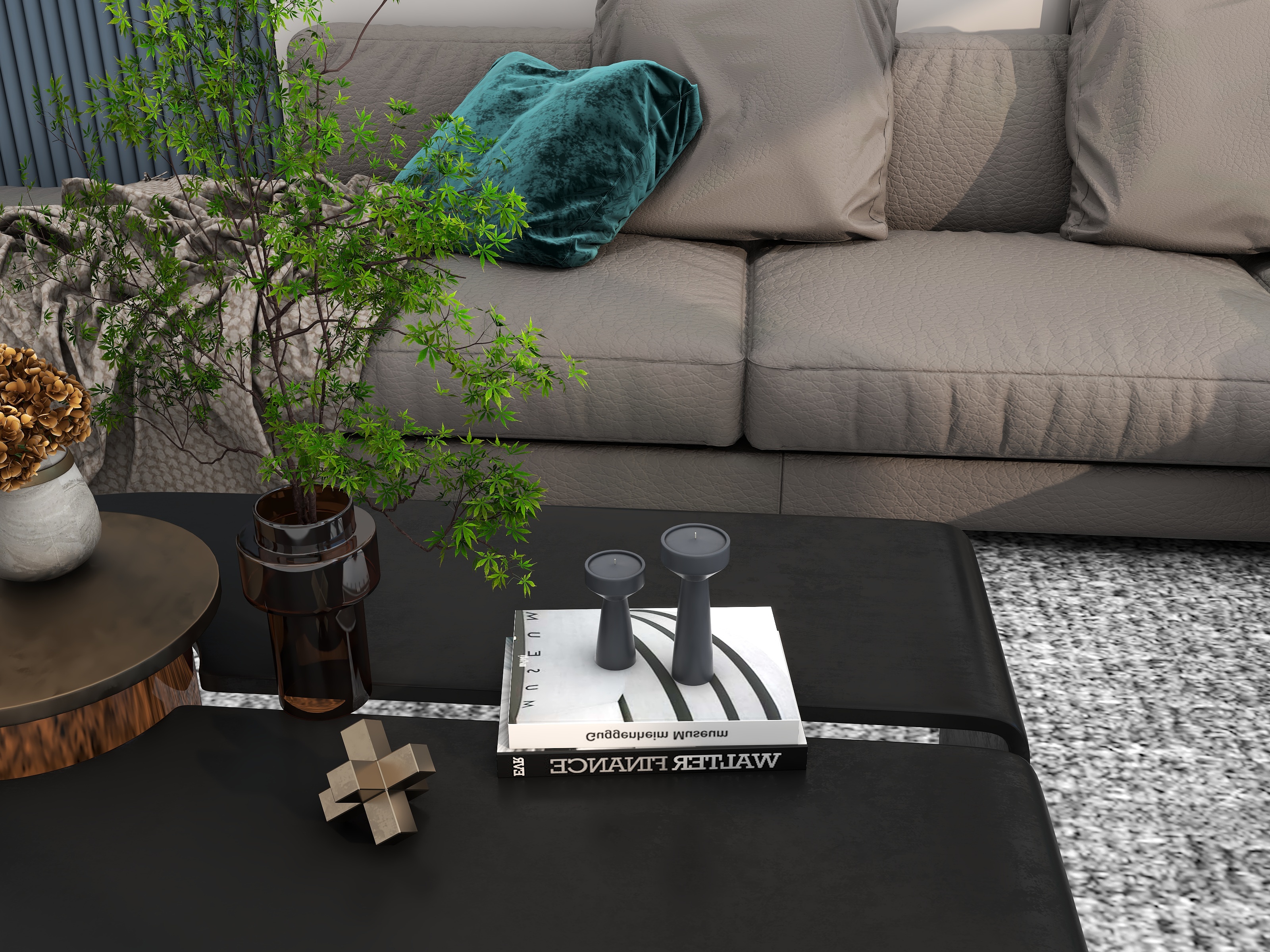 建筑装饰设计--谷山院子15-201-现代轻奢-9-装修设计方案