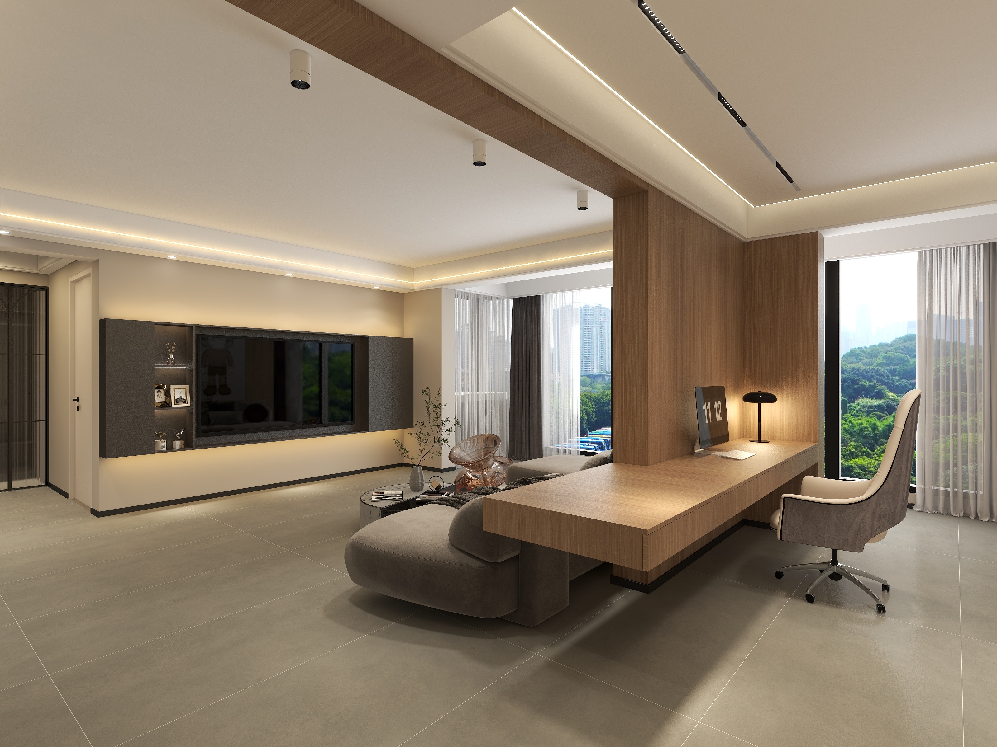 辰臻空间设计-134㎡3室-装修设计方案