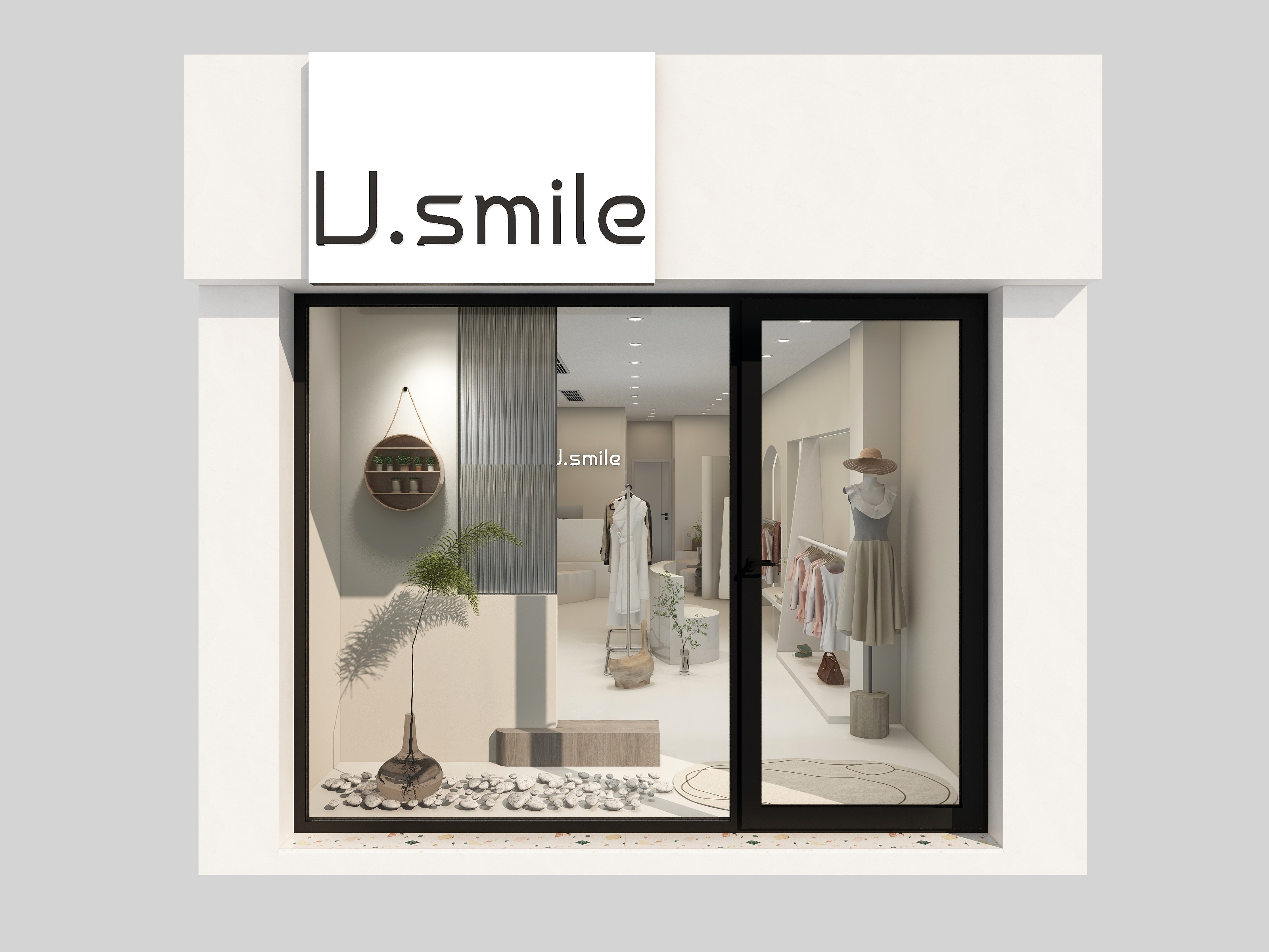 蔡佳树-U.smile-奶油风-装修设计方案