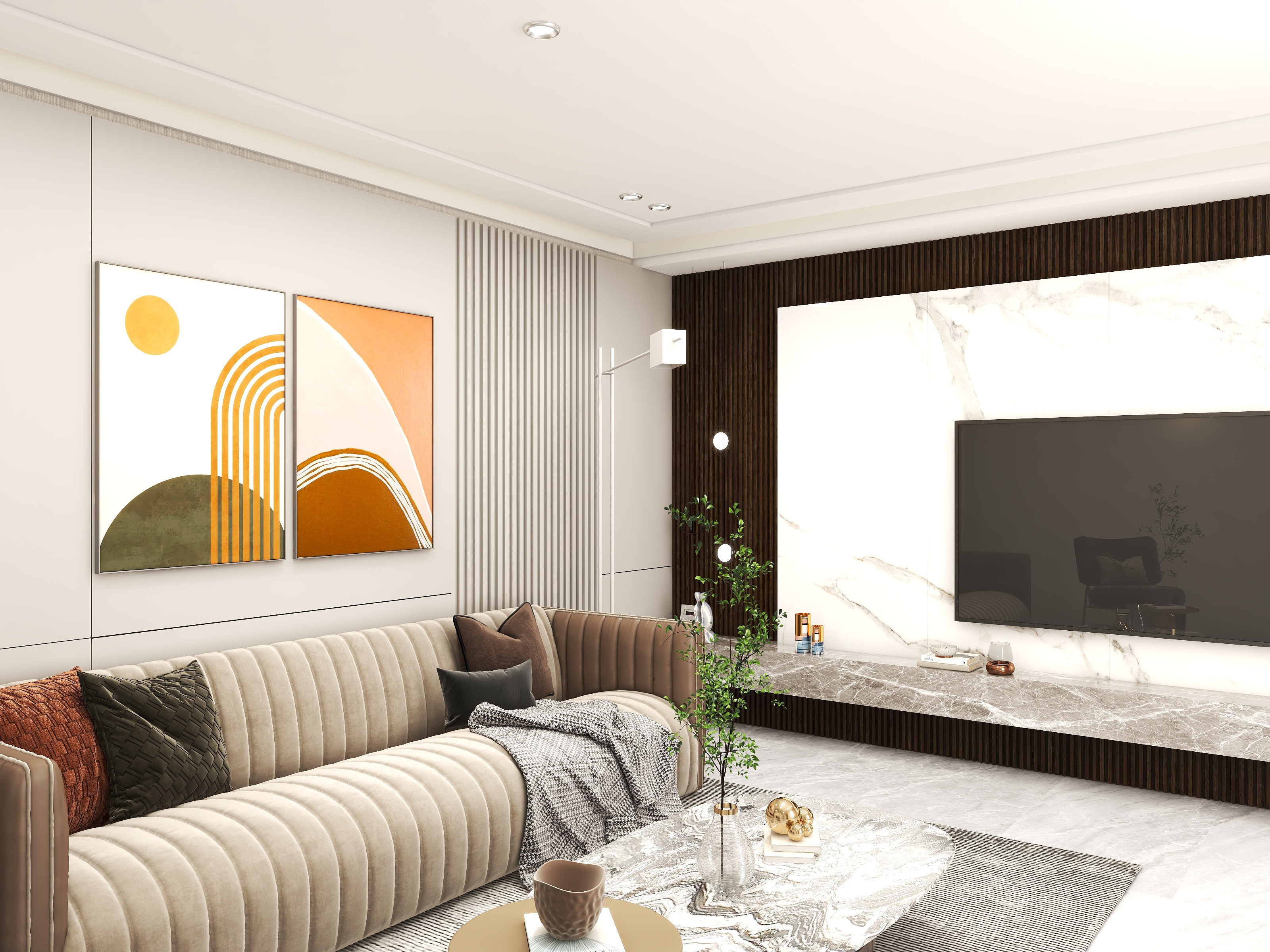 全案设计刘雪峰-全屋定制展厅-现代简约-装修设计方案