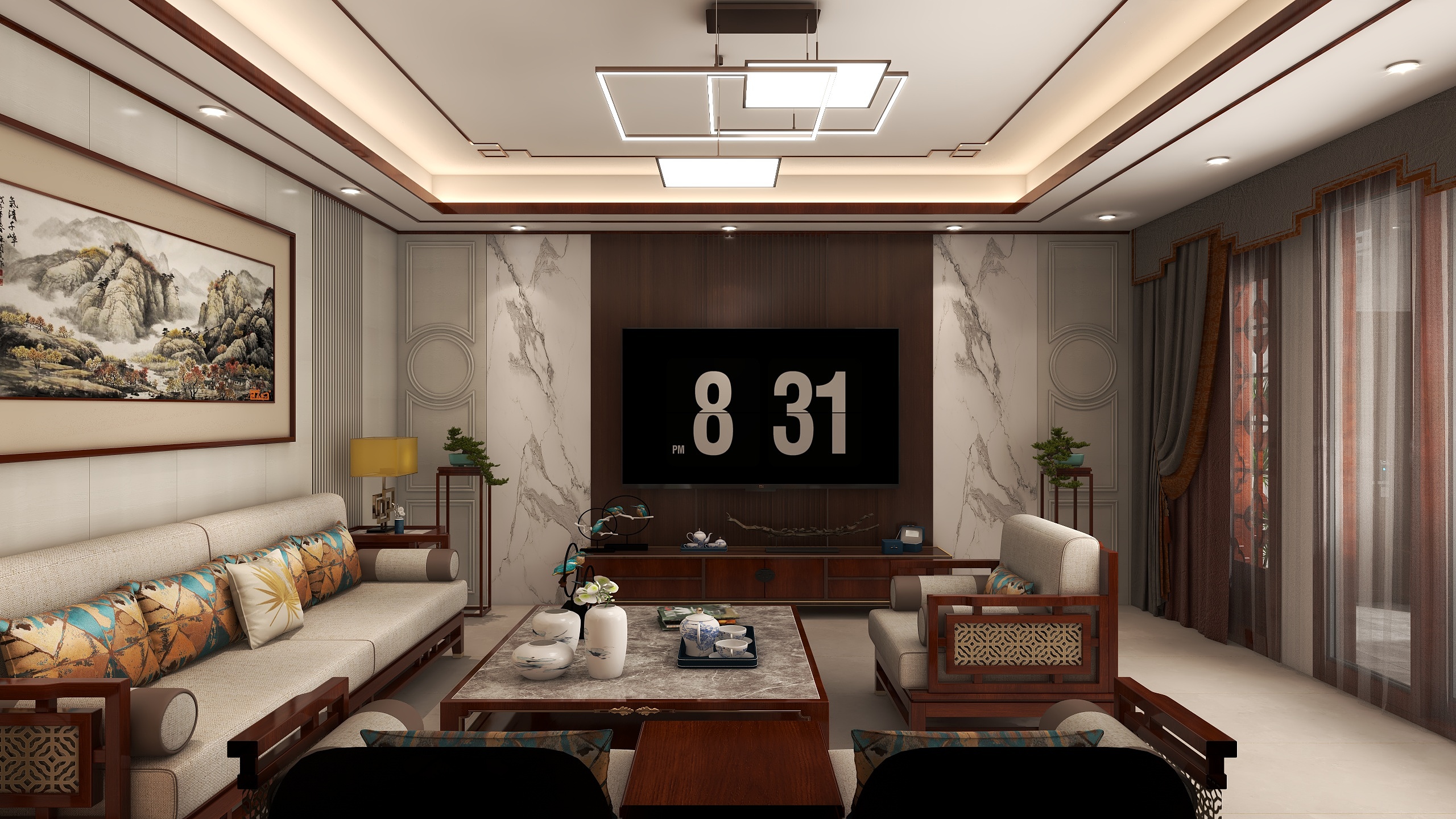 金房子装gmEF-佑林茶业-装修设计方案