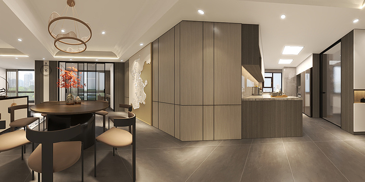 ruileya-北衙尚城小户型合并房-装修设计方案