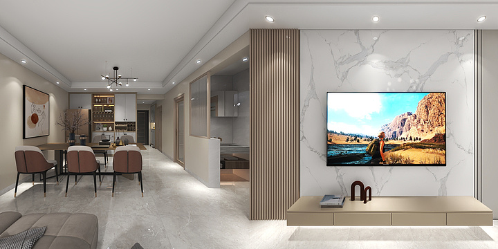 風格雲调-锦江花园11-702-装修设计方案