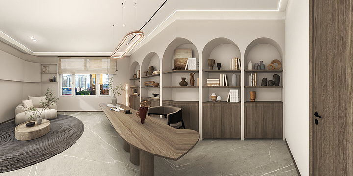 尹什么涵-汇联铝业办公楼-装修设计方案