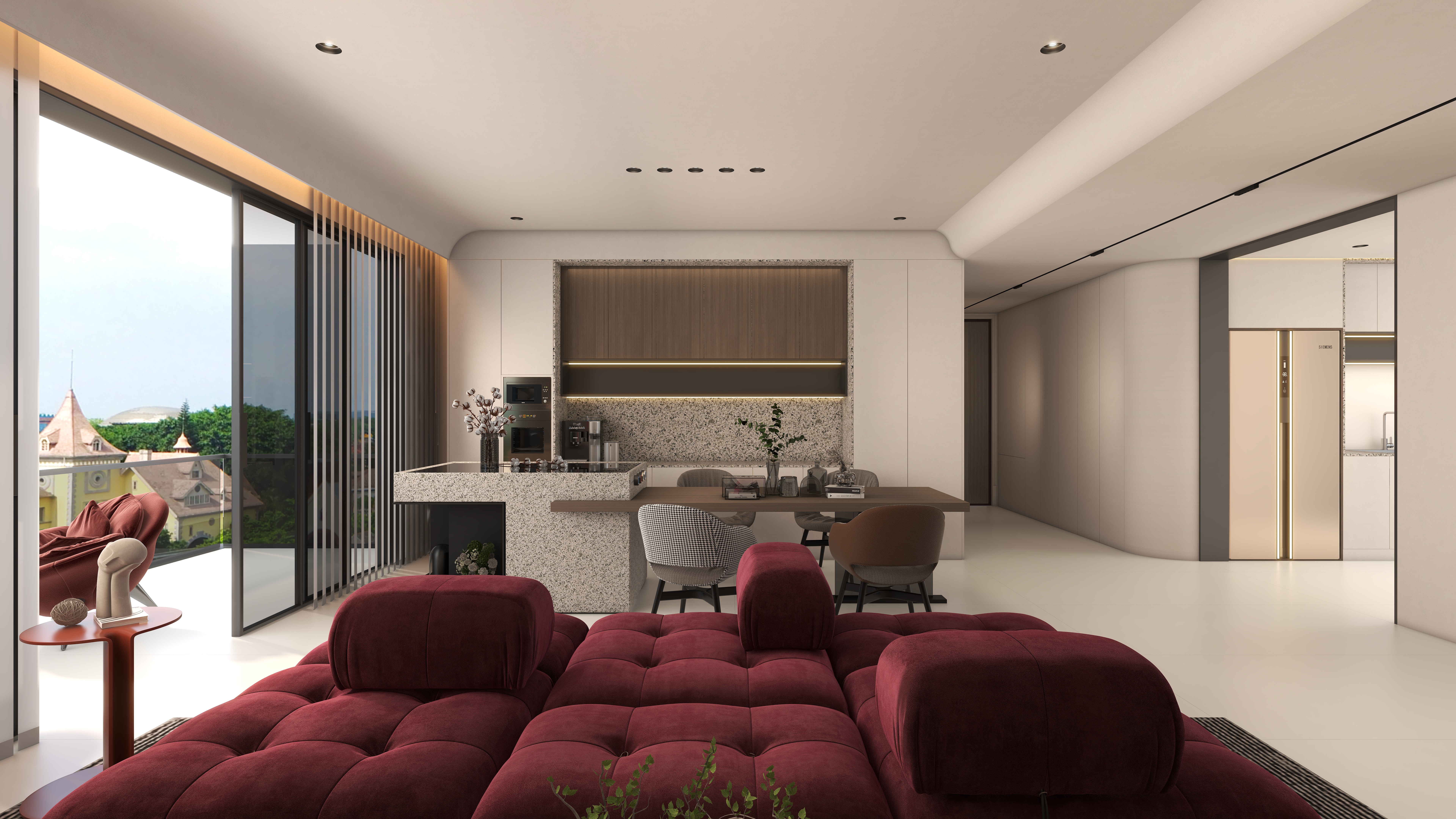 陈星水-现代奶油大平层-装修设计方案