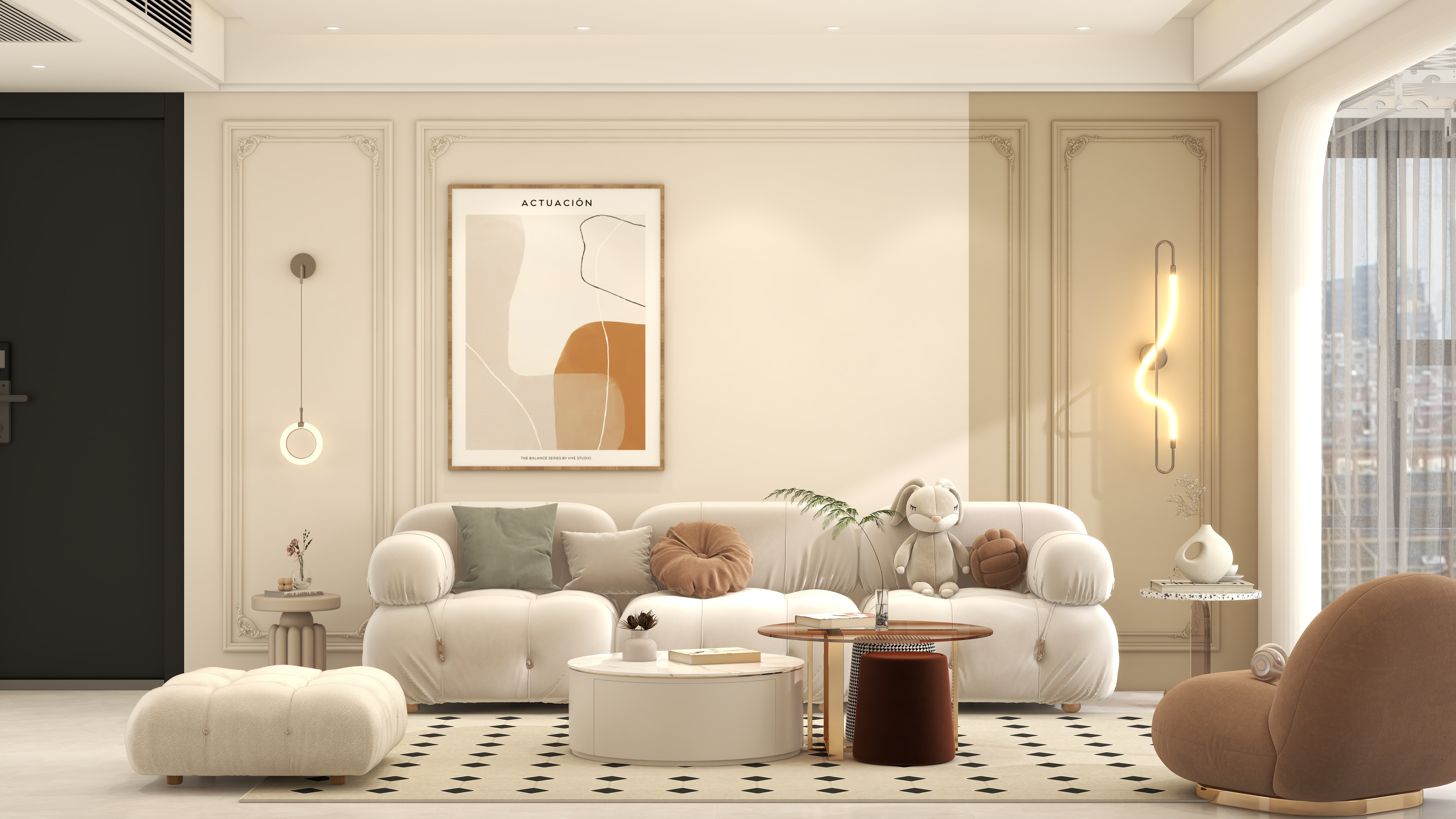 李佳洋- 奶油法式轻奢装修效果图