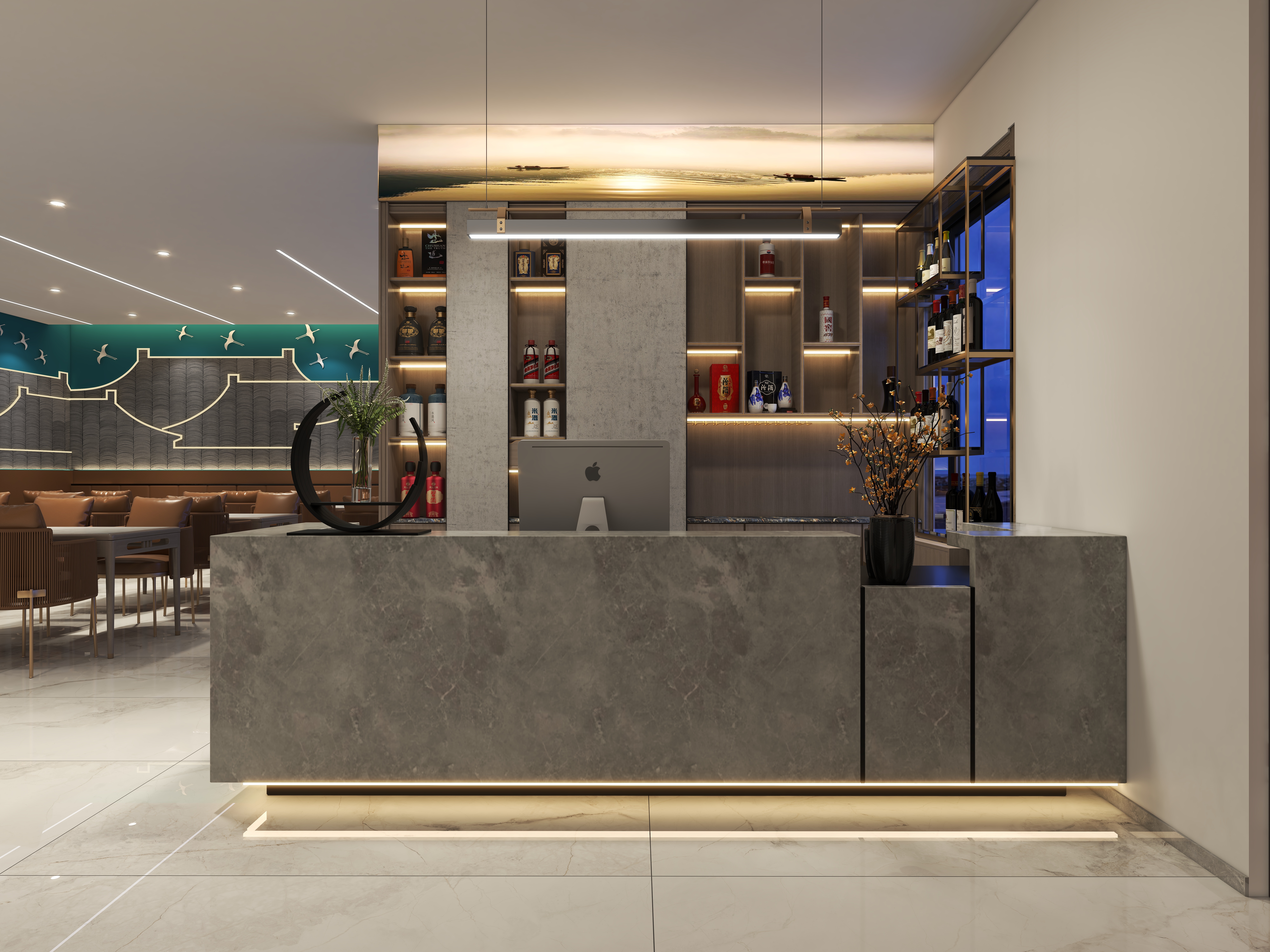 袁润泽-望都马家食府饭店-装修设计方案