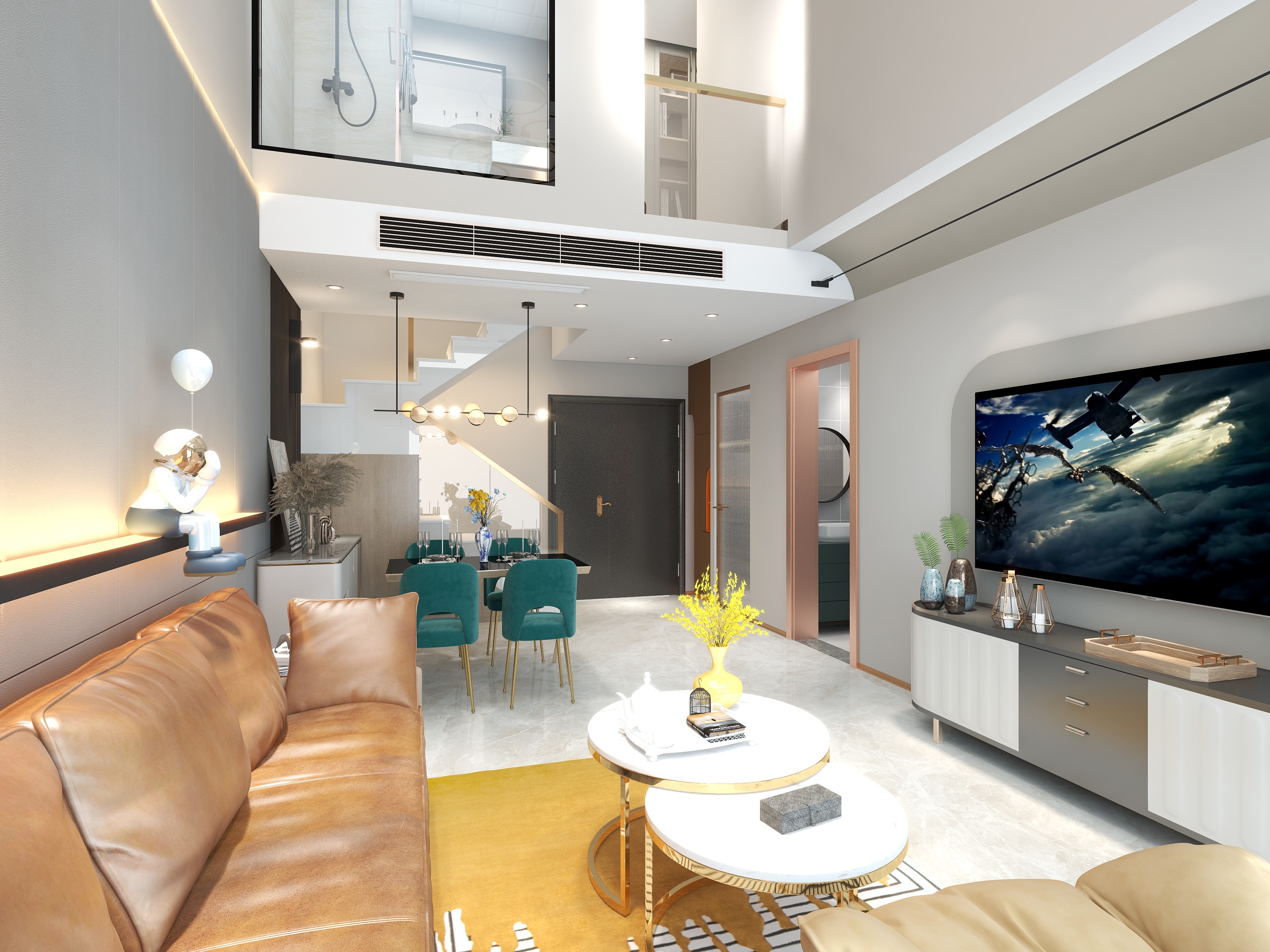 李黎明-『心 悦』吾悦现代轻奢风-吾悦华府复式-装修设计方案