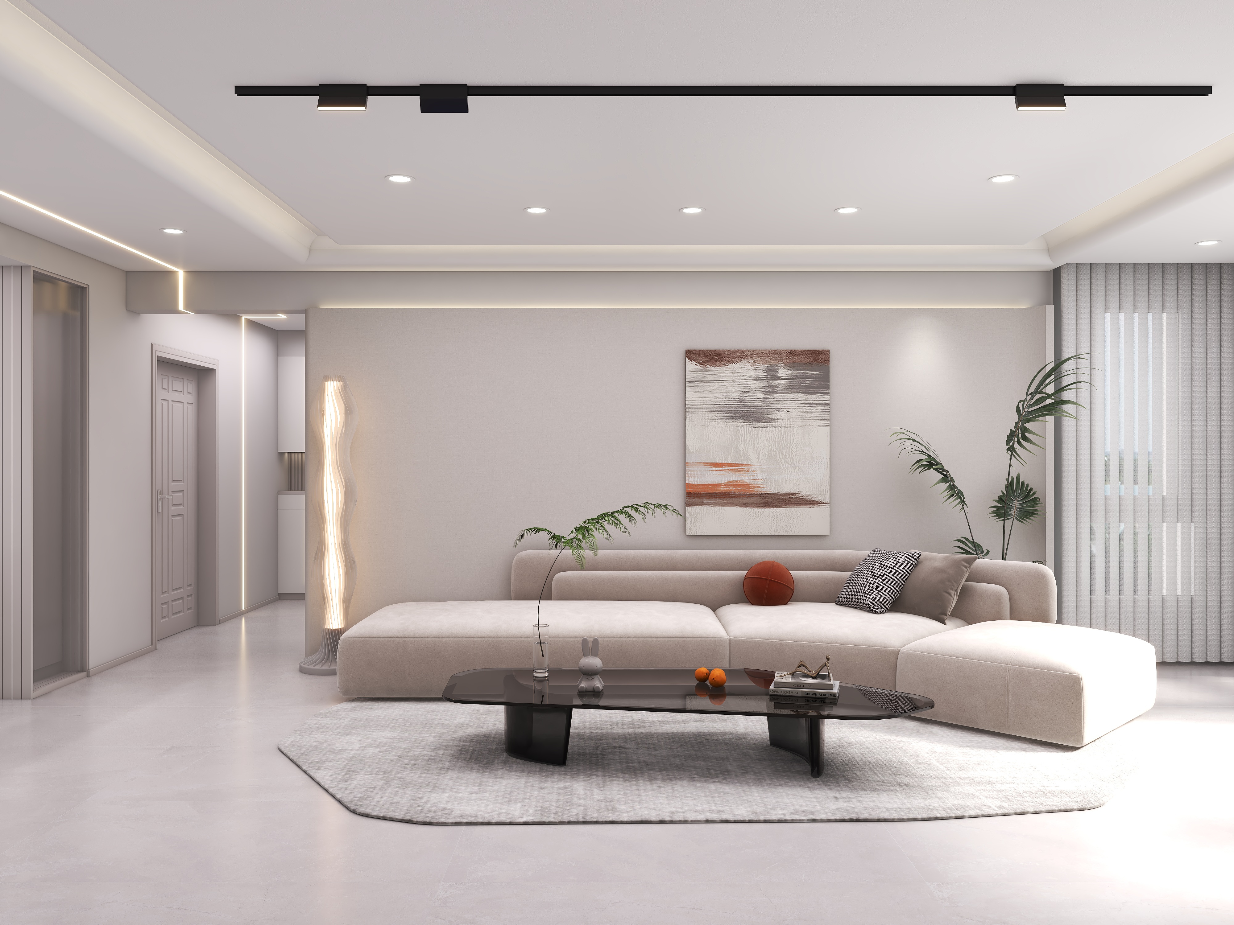 唯诺张掖-蓝山公馆五期138㎡3室装修效果图