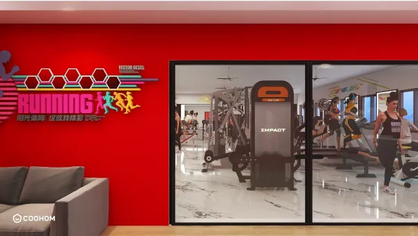 Modern GYM interior