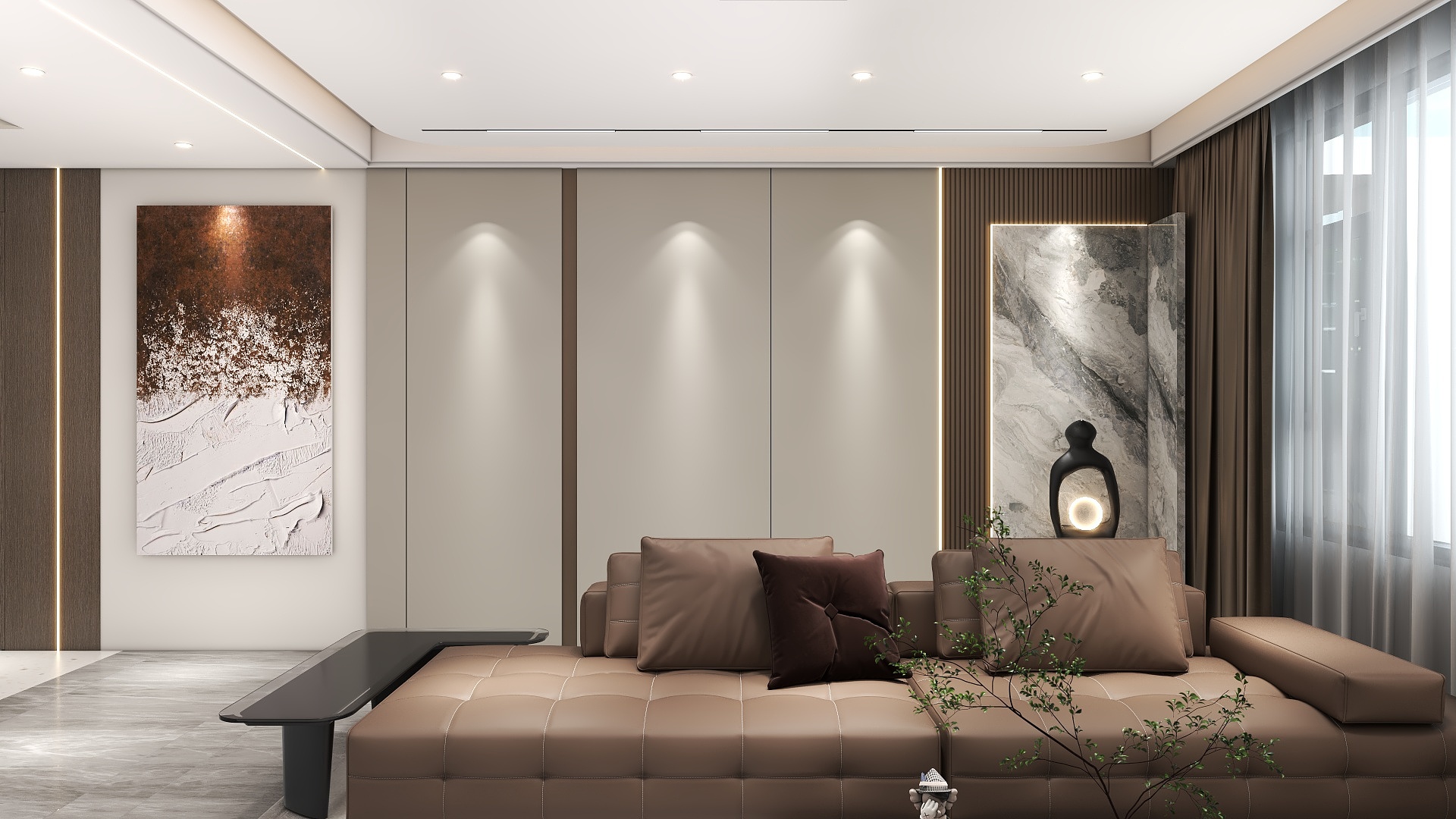 黑蚁施工设计工作室-万美二期 23-3-1301-装修设计方案