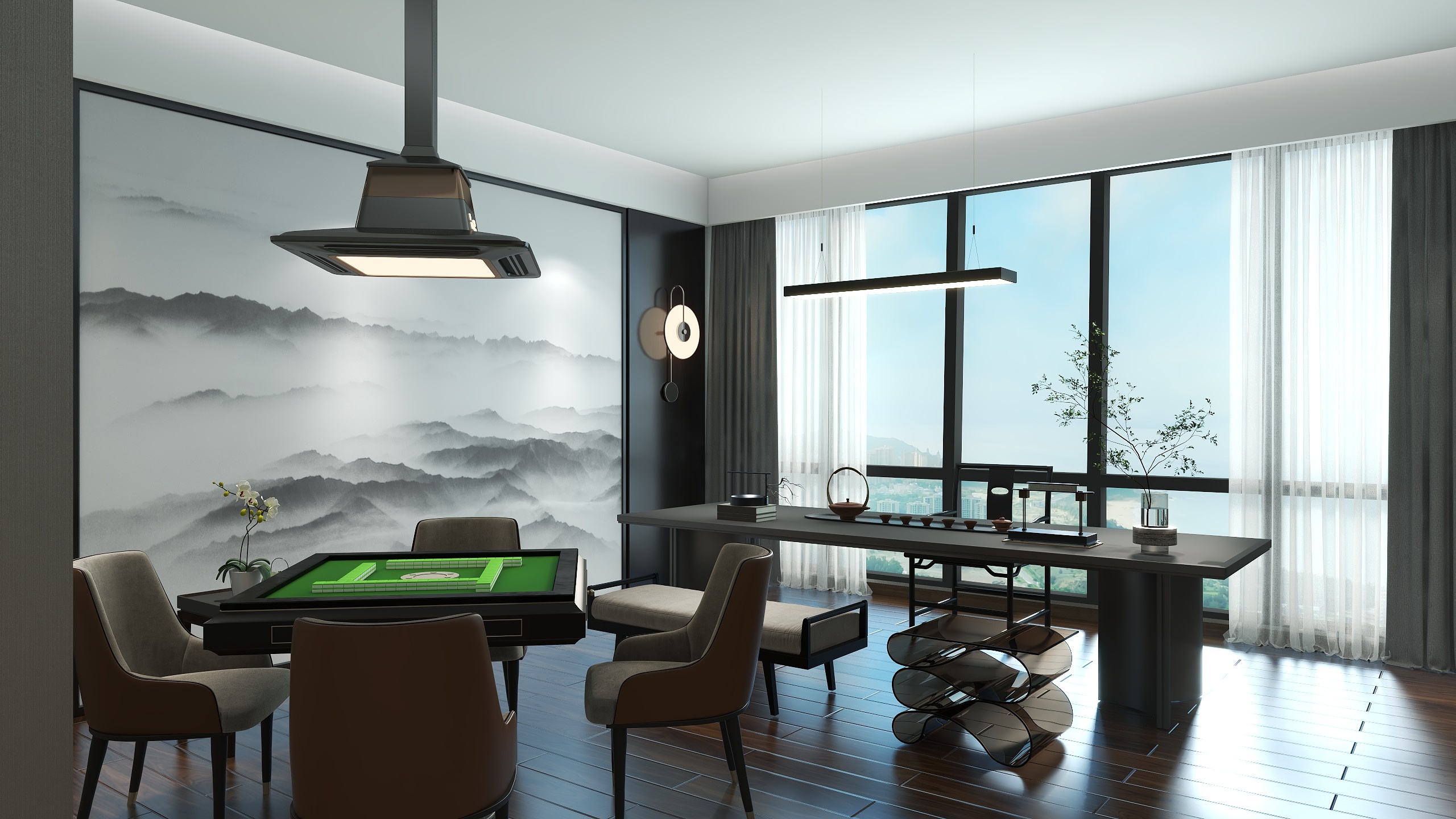 非一般的高压锅炖荷包蛋-酒店-麻将室-装修设计方案