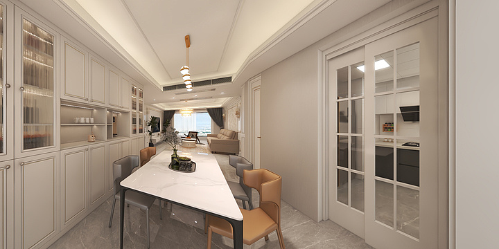 商水-蒋群-周口建业大城小院三室两厅两卫-装修设计方案