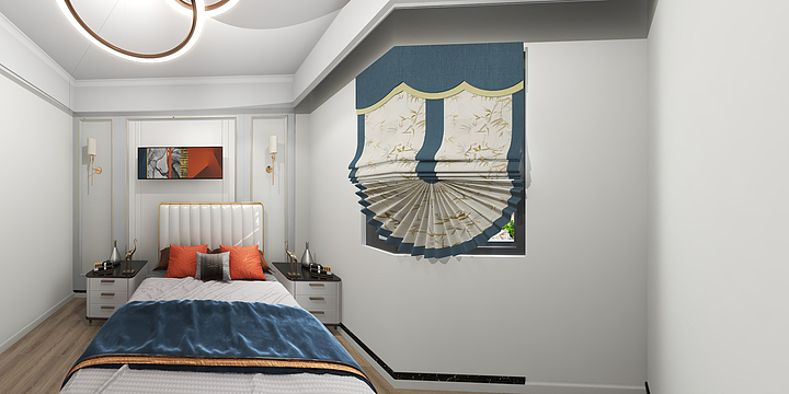 宏菊装饰-雨林时光10-1-306王总爱家装修设计效果图-装修设计方案