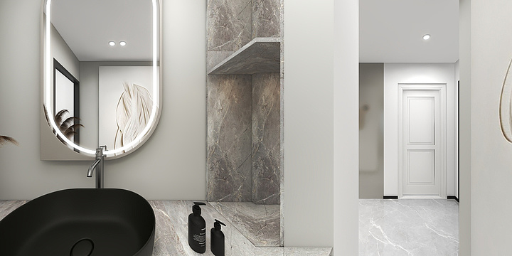 道尘丨空间设计-和山步云谷125方案二-装修设计方案