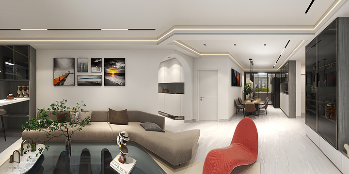 生命如风-灵创空间|胡杨|伴山御景7-2-1101瑶瑶改方案-装修设计方案